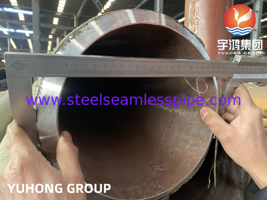 P22 Tabung tanpa jahitan dari baja paduan untuk boiler biomassa bed fluidized bubbling