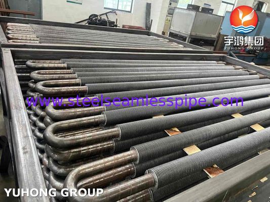 U Bend Fin Tube Di Penukar Panas / Boiler / Tungku