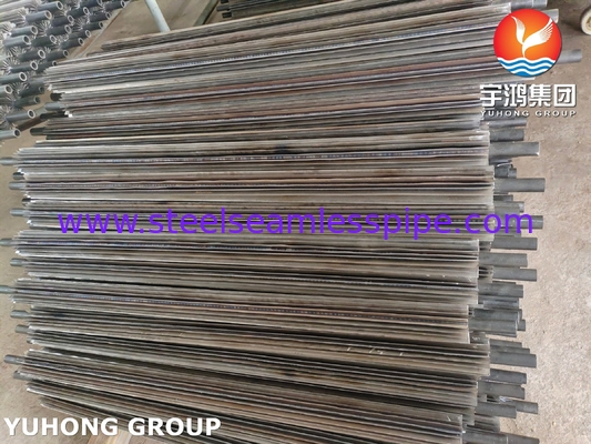304 Fined Tube ASTM A249 U-Bend longitudinal Type untuk Industri Petrokimia