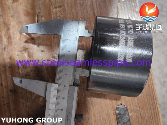 Fitting baja tahan karat ASME SA105 B16.11 3000 NPT Half Coupling dengan Standar B16.11