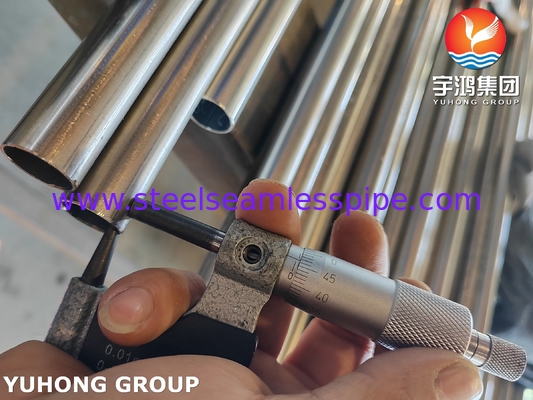 ASTM A249 TP316L Cahaya Annealed Stainless Steel Welded Tube Heat Exchanger Tube