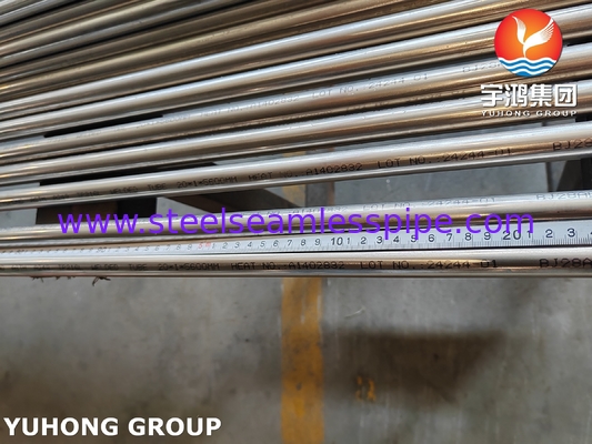 ASTM A249 TP316L Cahaya Annealed Stainless Steel Welded Tube Heat Exchanger Tube