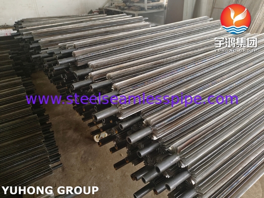 ASTM A179 Baja Karbon Longitudinal Fin Tube Q235B Fin Untuk Air Preheater