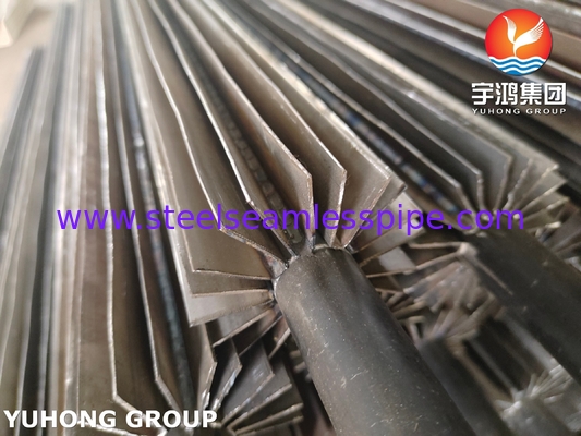 ASTM A179 Steel Karbon Longitudinal Fin Tube Untuk Menara Pendingin