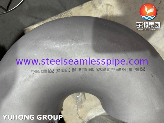 Inconel 690 ASTM B366 45 / 90 / 180 Degree Elbow Buttweld