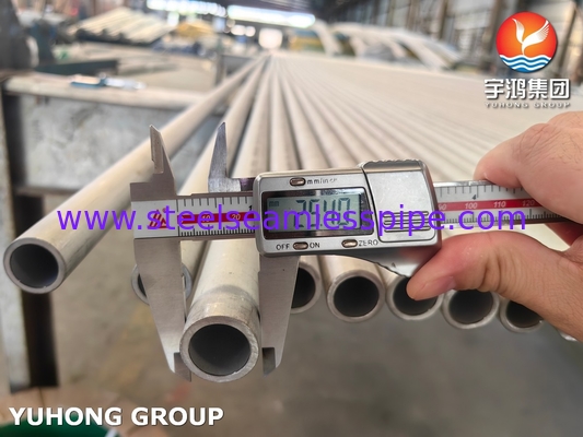 ASTM A213 TP304 304H 304L tabung penukar panas baja tahan karat