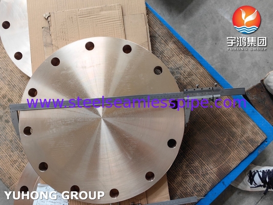 ASTM B283 UNS C70620 Flange Tembaga Nikel Alloy Forged Blind Flange BLRF