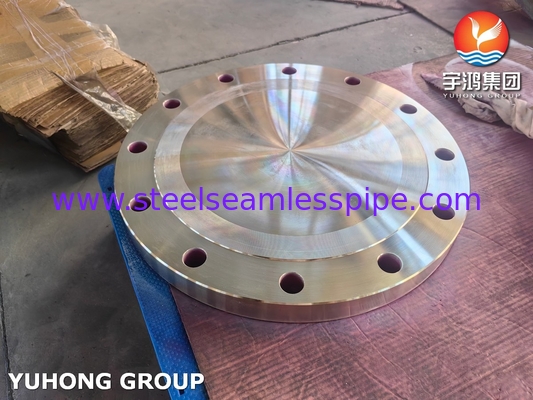 ASTM B283 UNS C70620 Flange Tembaga Nikel Alloy Forged Blind Flange BLRF