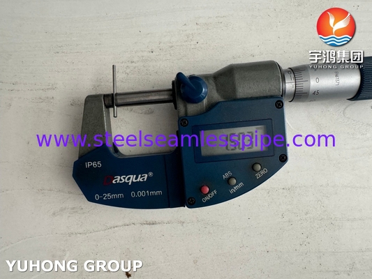SUS304 SUS316L Small Bore Stainless Steel Capillary Tube Untuk Instrumen Presisi