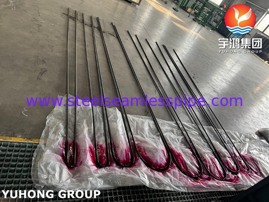 ASME SA209 T1a Tabung Pengganti Panas Karbon Molibdenum U Bend Tube