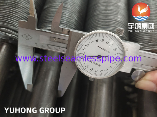 ASME SA179 Fin Tube Embedded Type with A1060 Aluminium Fins Pull Test Pass