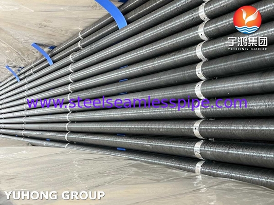 ASTM A179 Karbon Steel Fin Tube Aluminium G Fin Type Untuk Menara Pendingin Kering