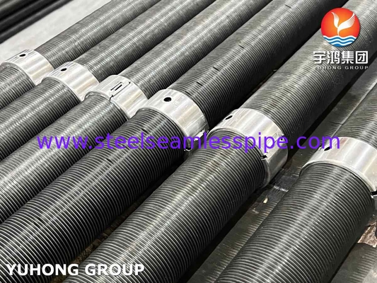 ASTM A179 Karbon Steel Fin Tube Aluminium G Fin Type Untuk Menara Pendingin Kering