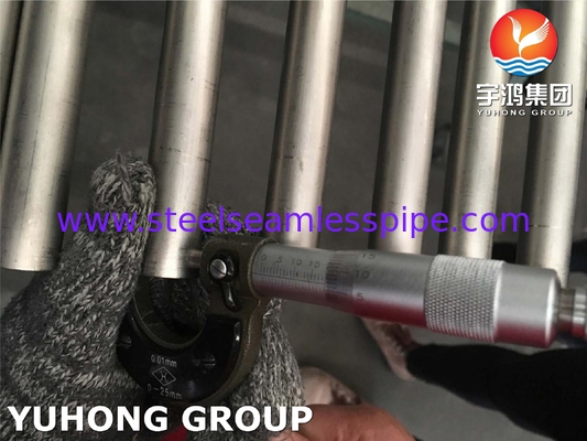 ASME SB338 Gr7 UNS R52400 Tipe Titanium-Palladium Alloy Untuk Kondensator