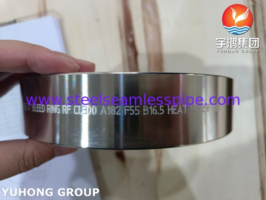 Perlengkapan stainless steel bleed ring drip ring flush ring A182 F55 CL300