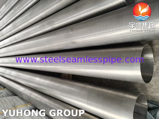 ASTM B862 Ti2 Titanium Alloy Welded Pipe Untuk Pengolahan Kimia