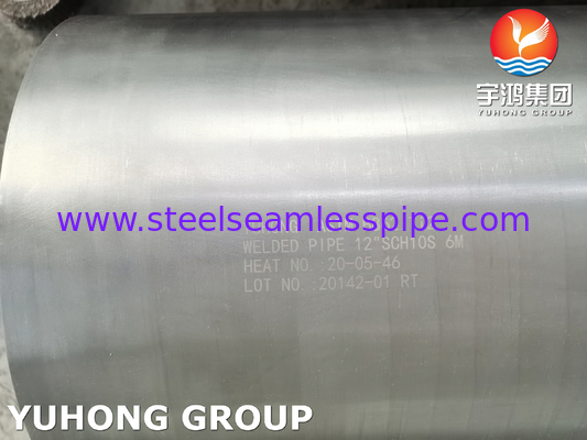 ASTM B862 Ti2 Titanium Alloy Welded Pipe Untuk Pengolahan Kimia