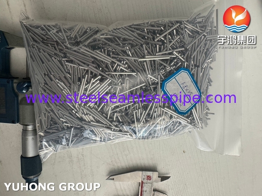 ASTM A269 TP316 Stainless Steel Welded Capillary Tubes 1,8*25mm Tabung Presisi Tinggi