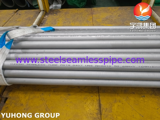 ASTM B407 ASME SB407 N08810 tabung penukar panas baja paduan