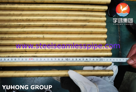 ASTM B111 C68700 Tabung Nikel Tembaga untuk Aplikasi Kondensor dan Penukar Panas