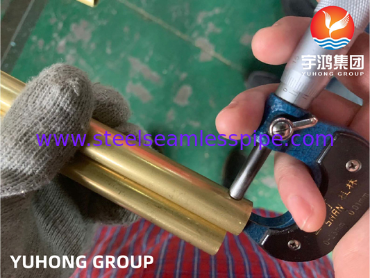 ASTM B111 C68700 Tabung Nikel Tembaga untuk Aplikasi Kondensor dan Penukar Panas