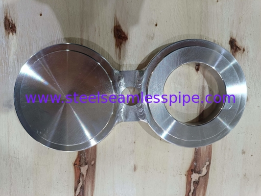 ASTM A182 F53 Super Duplex Steel Spectacle Gambar Delapan Blind Flange B16.48