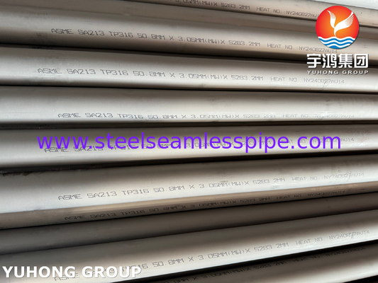 ASTM A213 TP316 TP316L Produsen tabung tanpa jahitan baja tahan karat
