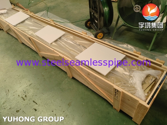 ASME B111 C44300 Tabung Kuning Tabung Pertukaran Panas Tembaga Baja