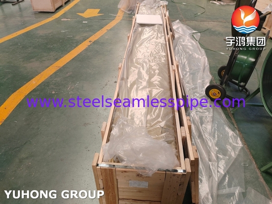 ASME SB111 C44300 tabung tembaga tanpa jahitan tabung tembaga untuk penukar panas