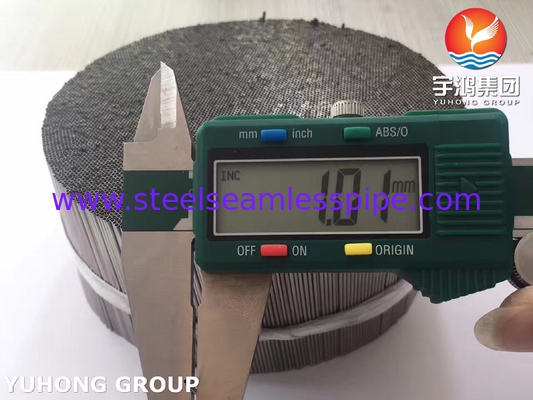 SUS304 SUS316, tabung kapiler stainless steel untuk pasokan jarum medis sekali pakai, 1*50MM
