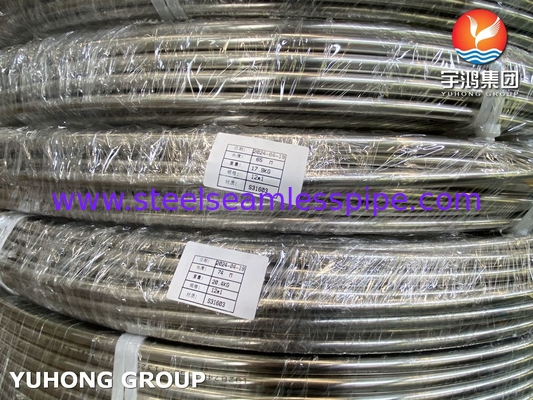 ASTM A269 TP316L Stainless Steel Coil Seamless Tube NACE MR0175 Kesesuaian
