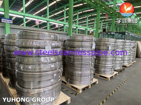 ASTM A269 TP316L Stainless Steel Coil Seamless Tube NACE MR0175 Kesesuaian
