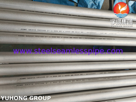 ASME SA312 TP310S / UNS S31008 Stainless Steel Seamless Pipe Industrial