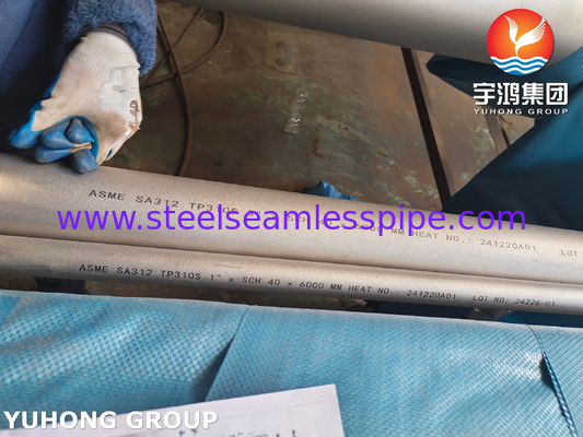 ASME SA312 TP310S / UNS S31008 Stainless Steel Seamless Pipe Industrial