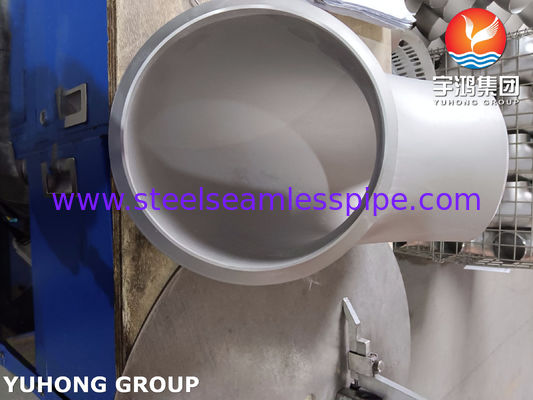 ASTM A815 S32750 Duplex Stainless Steel Fitting Siku Radius Panjang 90 Derajat Buttwelded