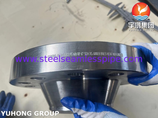 ASTM A182 F5 Flang baja paduan ASME B16.5 Flang leher las lubang tempa