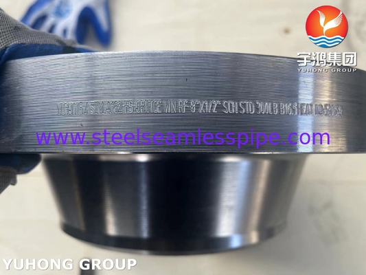 ASTM A182 F5 Flang baja paduan ASME B16.5 Flang leher las lubang tempa