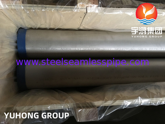 ASTM A312 TP347H Pipa tanpa jahitan dari stainless steel pilihan untuk suhu tinggi dan layanan korosif