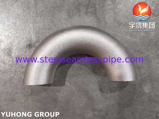 ASTM A403 WP321 Baja tahan karat 180° Siku, ASME B16.9 Buttweld Pipe Fitting