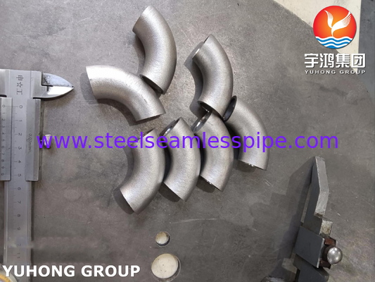 ASTM A403 WP321 Baja tahan karat 180° Siku, ASME B16.9 Buttweld Pipe Fitting