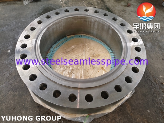 ASME SA266 Gr.2N Carbon Steel Forgings Steel Body Flange Untuk Kapal Tekanan