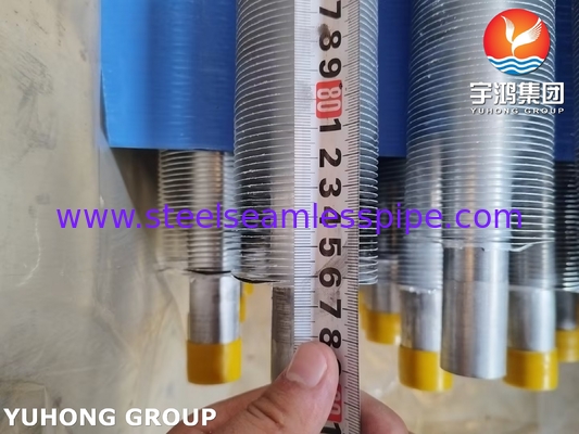 Tipe L Wrapped Fined Tube ASME SA249 TP316L Dengan Al1100 Untuk Air Cooler