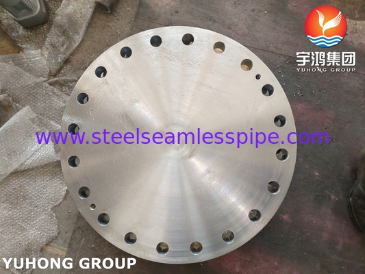 ASTM A266 ASME SA266 GR.2N Bagian penukar panas Flange penutup saluran