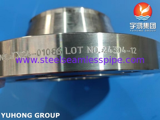 ASTM A182 F5 Alloy Steel Weld Neck Flange Dipalsukan WNRF Berlapis Hitam
