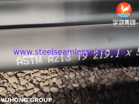 ASME SA213 / ASTM A213 T9 tabung tanpa jahitan baja paduan untuk boiler, superheater dan penukar panas