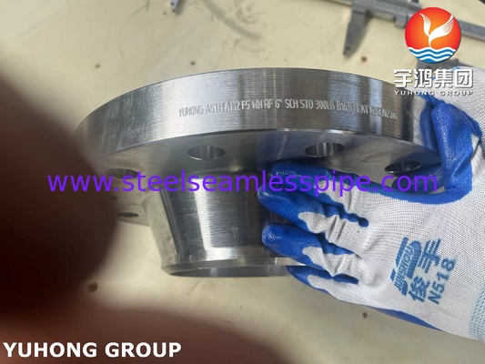 ASTM A182 F5 Orifisi Weld Neck RF Flange B16.5 untuk suhu tinggi yang sangat baik