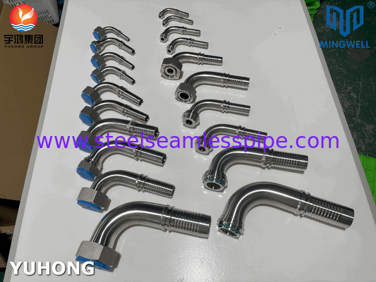 316L Stainless Steel Hydraulic Hose Fitting 90° Elbow