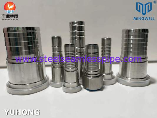 316L Fitting Rumah lurus Baja tahan karat hidrolik