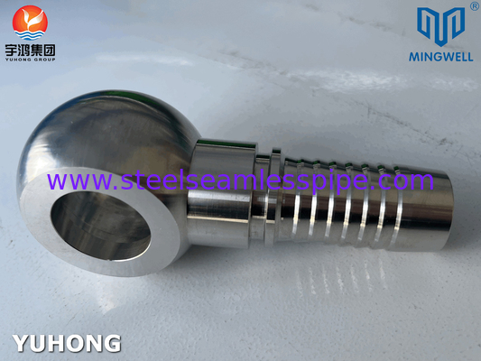 316L Metrik banjo lurus selang stainless steel fitting DIN 7642