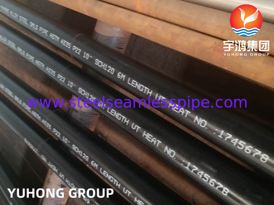 Pipa tanpa jahitan baja paduan ASTM A335 P5 P9 P11 P12 P21 P22 P91 Untuk industri petrokimia
